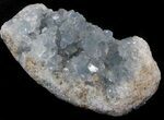 Celestine (Celestite) Crystal Cluster - Icy Blue Crystals #37095-1